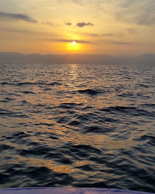 Rise & shine igers🌄 Batroun  sunrise  Sea  MediterraneanSea  Fisherman ... (Batroûn)