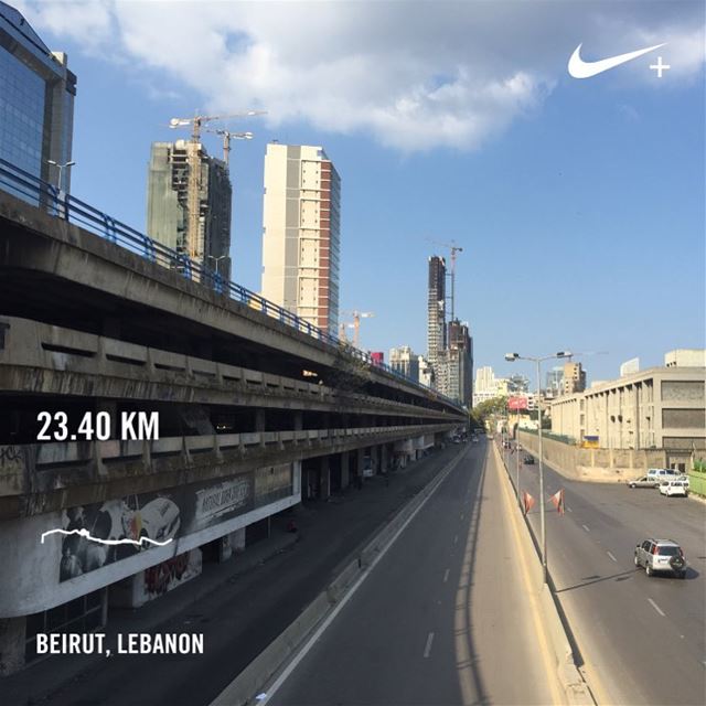 Road to  BeirutMarathon  sundayrunday  🏃🏻 beiruncrew  motivation ... (Beirut, Lebanon)