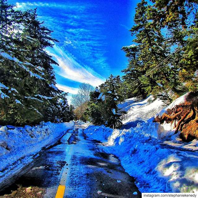 Road to paradise 💚 EHDEN 💚________________________________________... (Ehden, Lebanon)