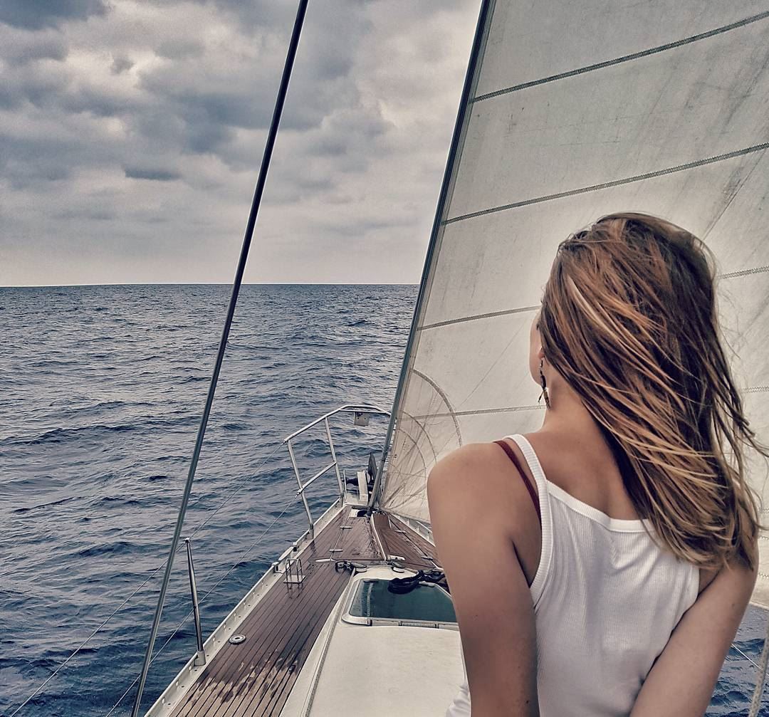 •Sailing• ⛵ eyeorgasm  beautiful  nature  deep  blue  sea  sailing  trip...