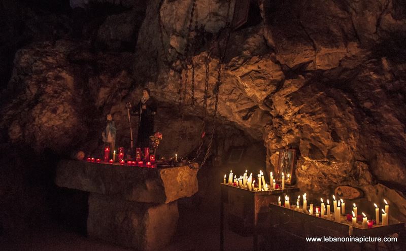 Saint Antonios Qozhaya's Cave (Wadi Qannoubine, North Lebanon)