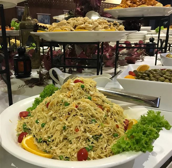 🍅🍊🍯 salad  appetizers  beirut  lebanon  buffet  foodlover  kitchen ... (19 Nineteen Restaurant)
