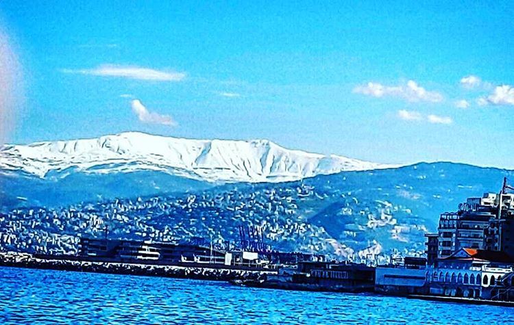 Sanine mountain from Beirut by mom @amiraalameddine 🏔🇱🇧  lebanon ...