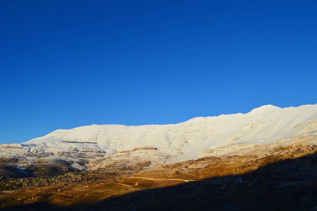  sanine saturday winter snow white blue mountain sunshine landscape... (Mount Sannine)