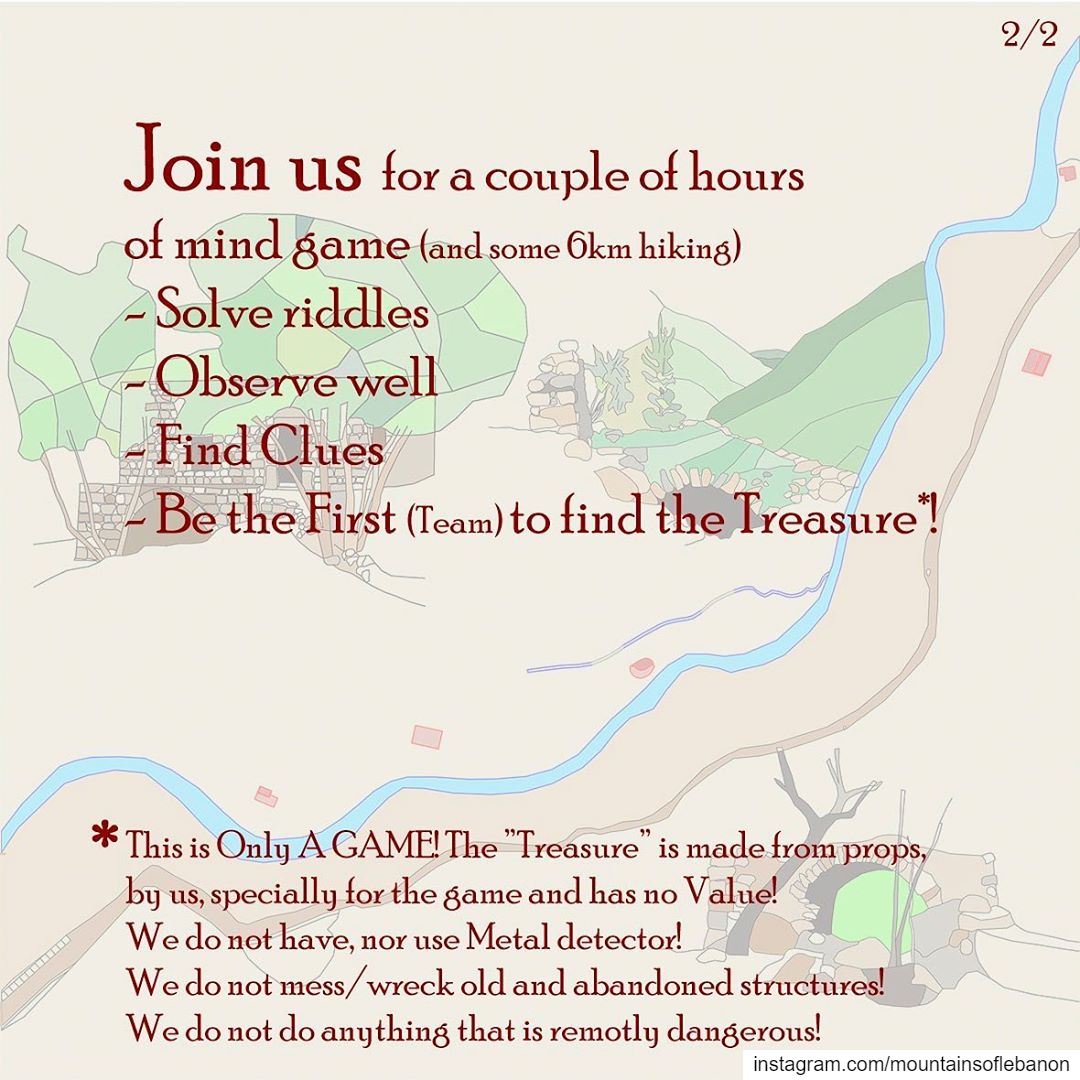 Saturday May 11, Join in for a Treasure Hunt (Only a Game)!  riddle ...