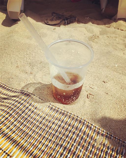 Sea, Sun, Sand ... and a diet coke  sea sun sand beach coke dietcoke sour...