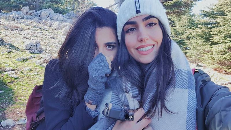 🤗👭 ....... selfie  sisters  lebanon  nature  vsco  vscocam ...