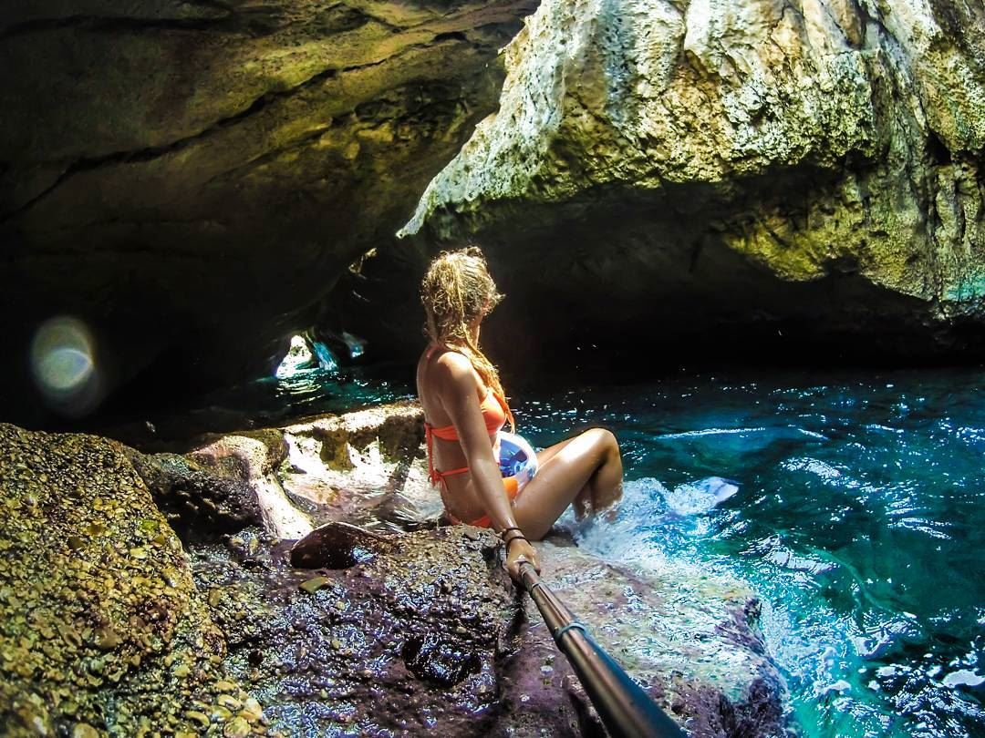 Shaka Land.. cave  clearwater  mermaid  underwater  cliff   gopro ...