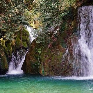 Shalalet Zarka waterfall, Baaklin, Shouf  waterfall  baaklin shouf chouf...
