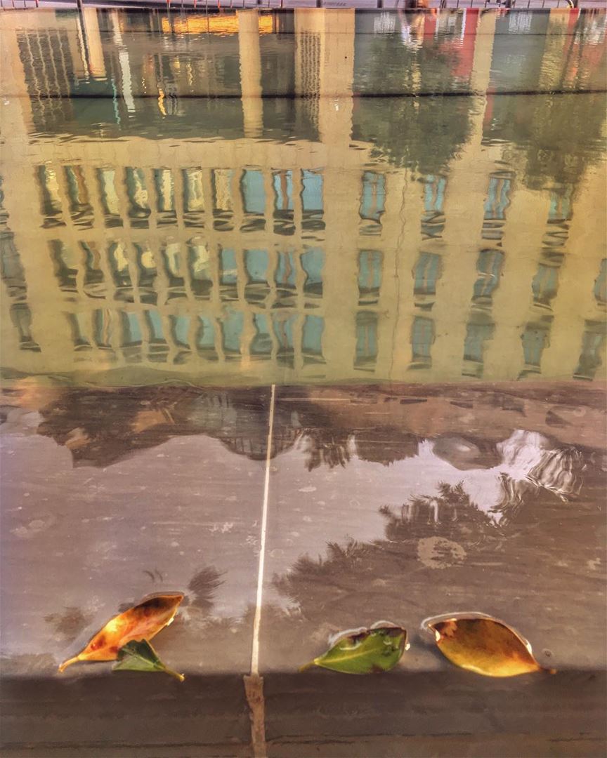 shallow perceptions of imperfect reflections, Oceans depths souls are more... (Downtown Beirut)