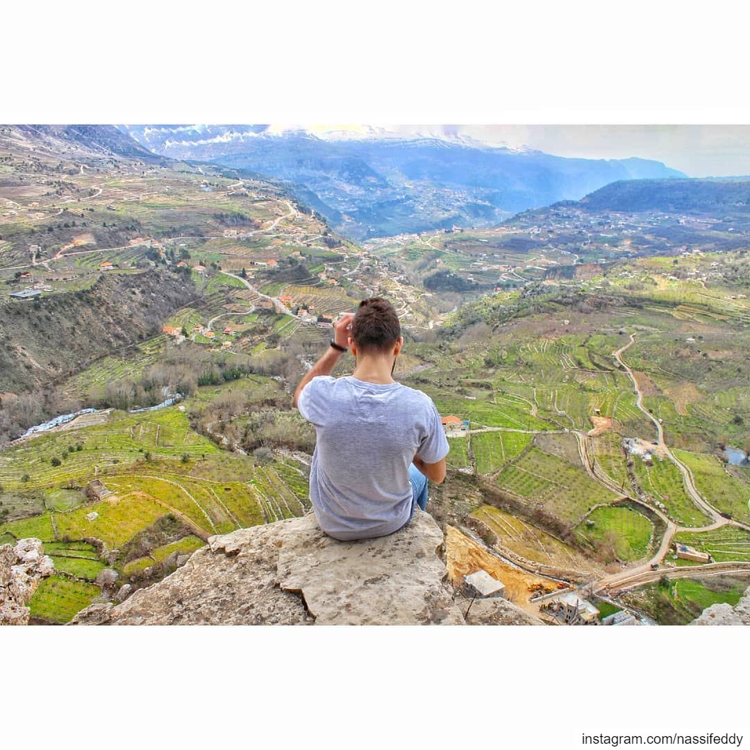 Sharing the impressive view from Saydet El Habes. Saydet El Habes is an... (Akoura Laklouk)