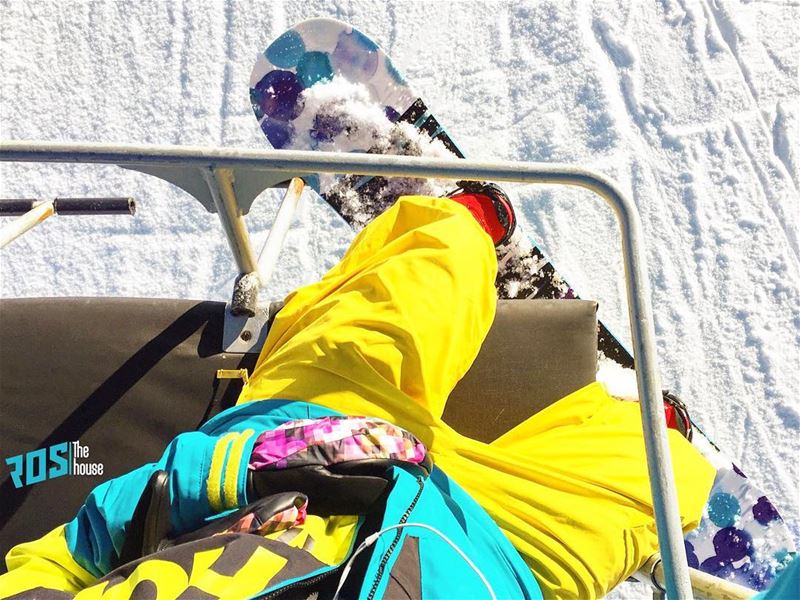She's got the looks  rosthehouse  snow  snowboard  snowboarding  pow ... (Mzaar Kfardebian Ski Resort.)