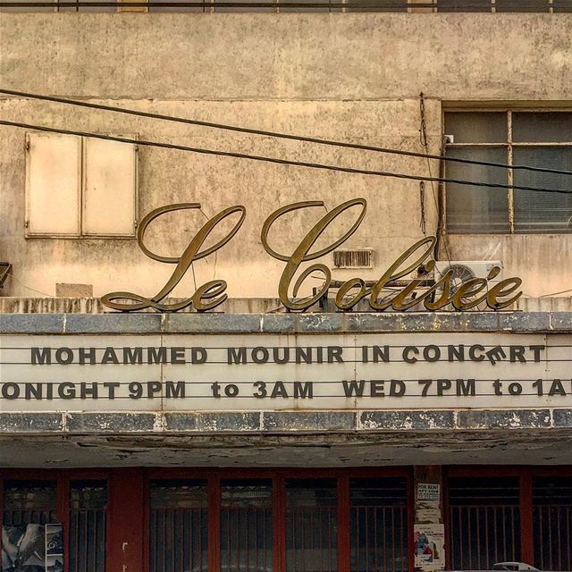 Show must go on! Le Colisée has been closed for a long time now, but the... (Hamra - حمراء)