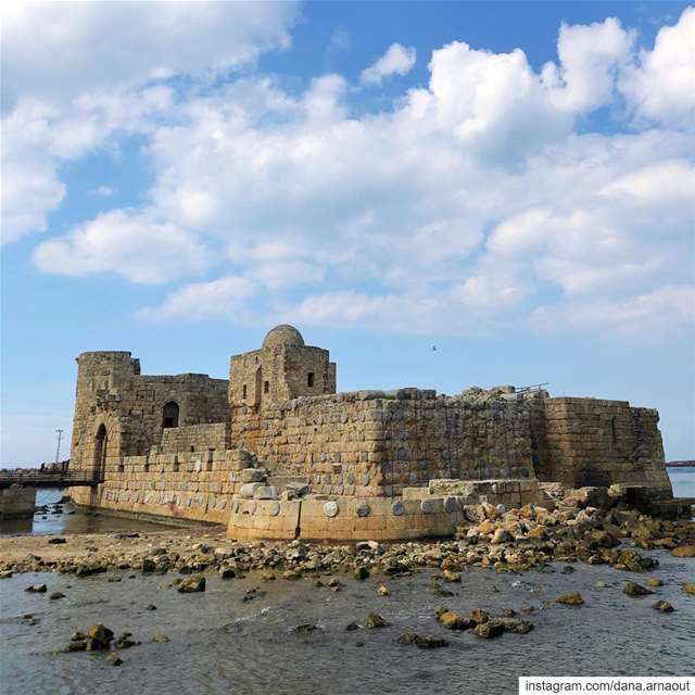 Sidon’s sea castle, the prettiest!♥️.. Saida ... (Saïda, Al Janub, Lebanon)