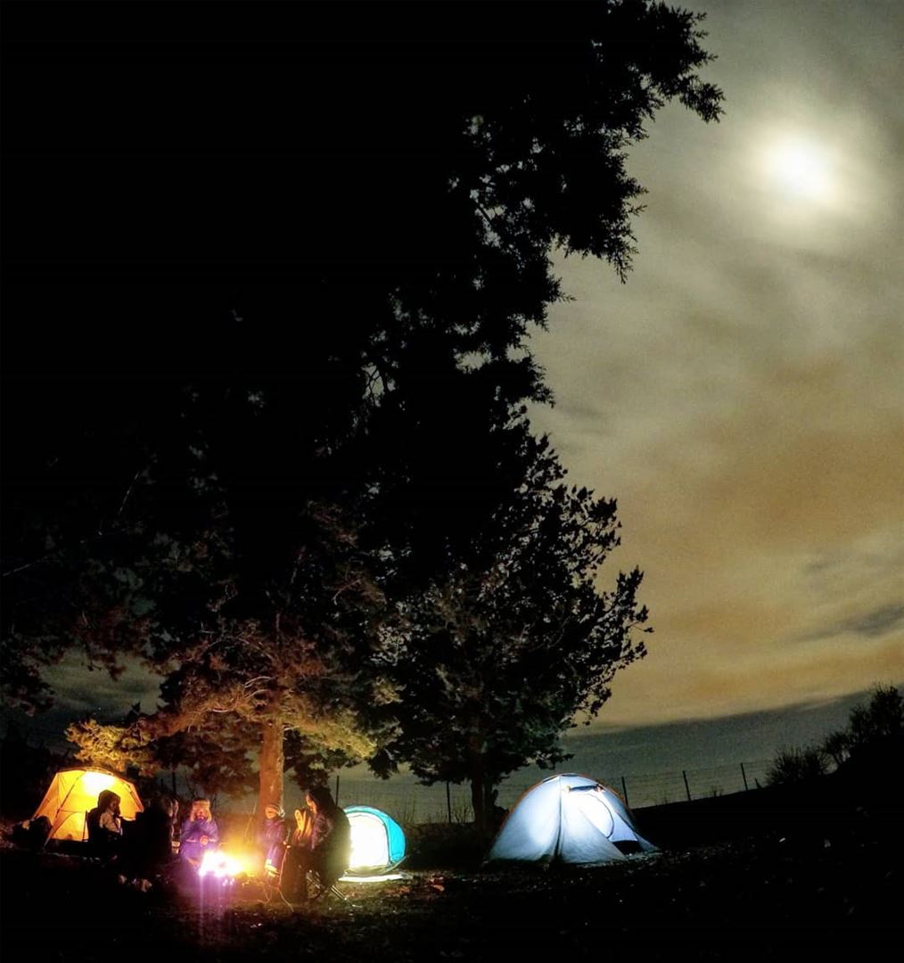  SilentNight  ColdNight  BeforeTheStorm  WarmFire  Camping  Bekaa  Lebanon... (West Bekaa)