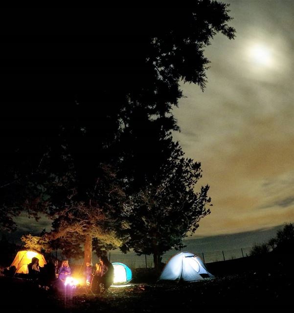  SilentNight  ColdNight  BeforeTheStorm  WarmFire  Camping  Bekaa  Lebanon... (West Bekaa)