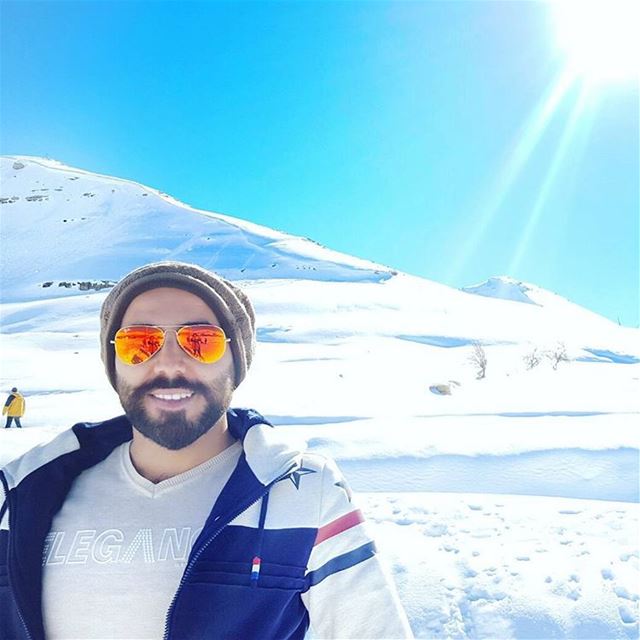 🖐❄⛄ snow❄⛄  snow  sun  lebanon  sky  blue  mountain  snow❄  snowday ...