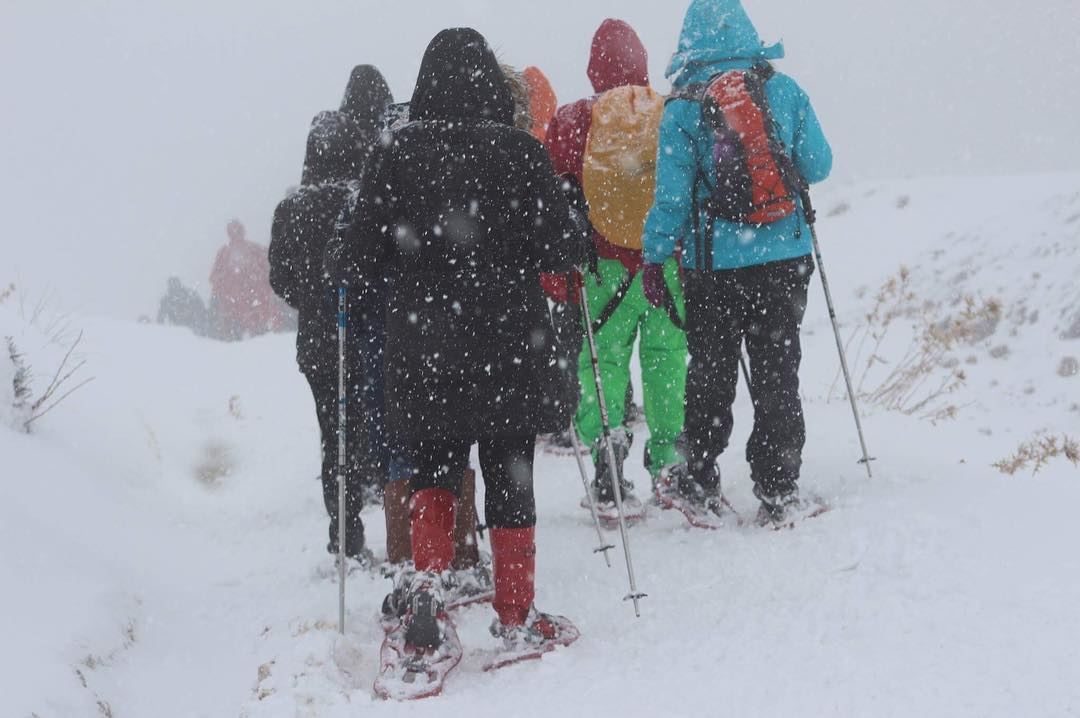  snowshoeing  snowfall  advanturetime  advanture  falougha  meetlebanon ... (Falougha, Mont-Liban, Lebanon)
