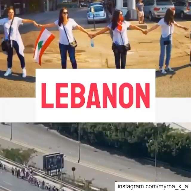 So proud to be part of it 💪🏻🇱🇧 27/10/19  humanchainlebanon  humanchain... (Lebanon)