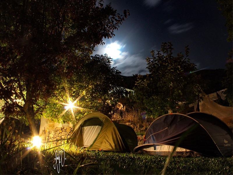 Sometimes,this is all you need ⛺️ ... (Akoura, Mont-Liban, Lebanon)