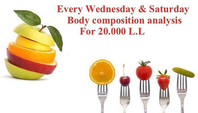 Special summer offer❗️Get your body composition analysis for 20.000 L.L &...