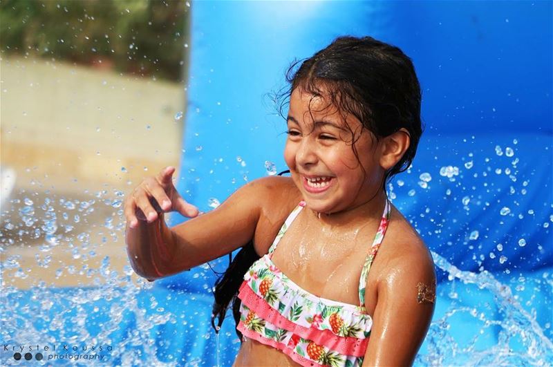 Splash it like you mean it!💦☀️  birthdayparty  splash  watergames ... (Jeita Country Club)