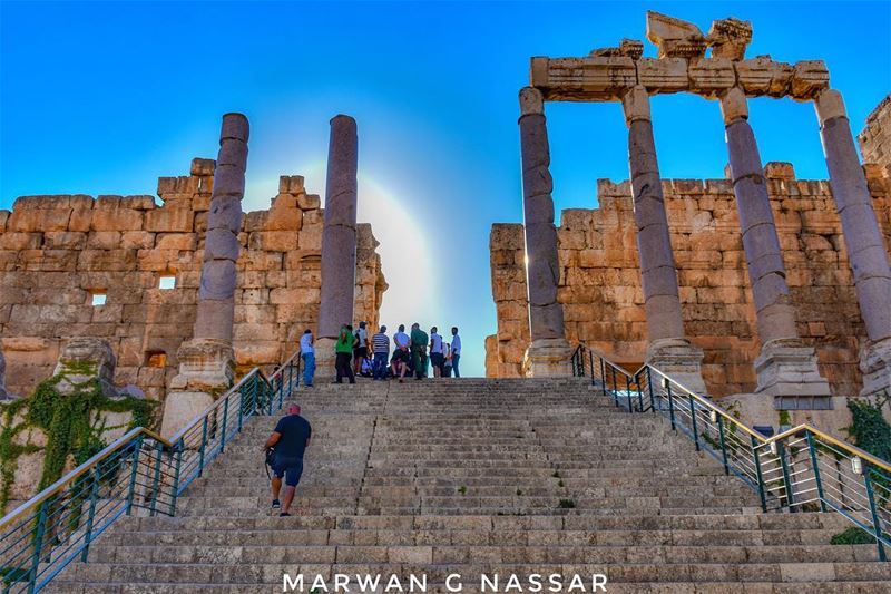 Stairway to Heaven......📍 Heliopolis, Baalbeck, Bekaa Valley, Lebanon... (Baalbeck, Béqaa, Lebanon)