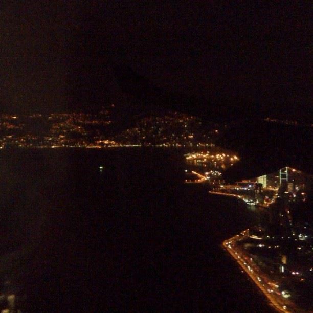 Stardust  approaching  coast  beirut  lebanon  sea  city  citylights ...