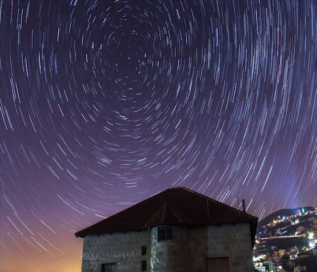 StarTrail Timelapse up in the clear skies above 🙌. This one realy took... (Arabsalim, Lebanon)