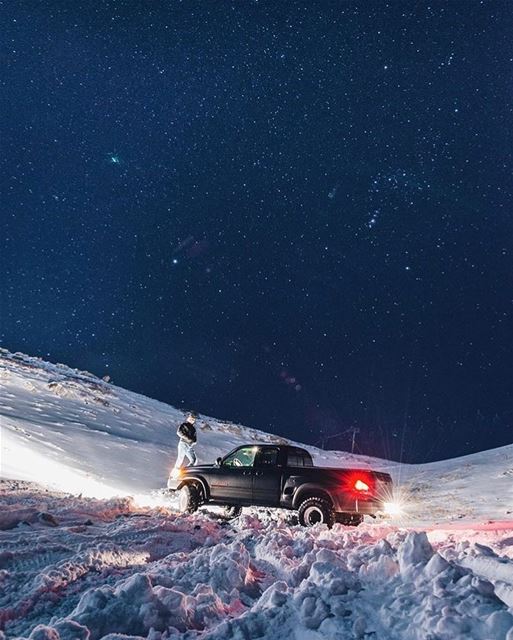 Stay Warm Everyone ❄️⛄️ 📷 @jadsafi... beirut  lebanon  faraya  snow ... (Faraya, Mont-Liban, Lebanon)