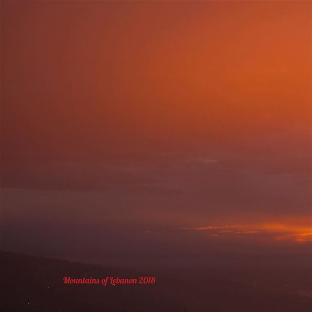 Stormy sunset over Beirut, the bright side, part of  tryptic 1/3... (Ballouneh, Mont-Liban, Lebanon)