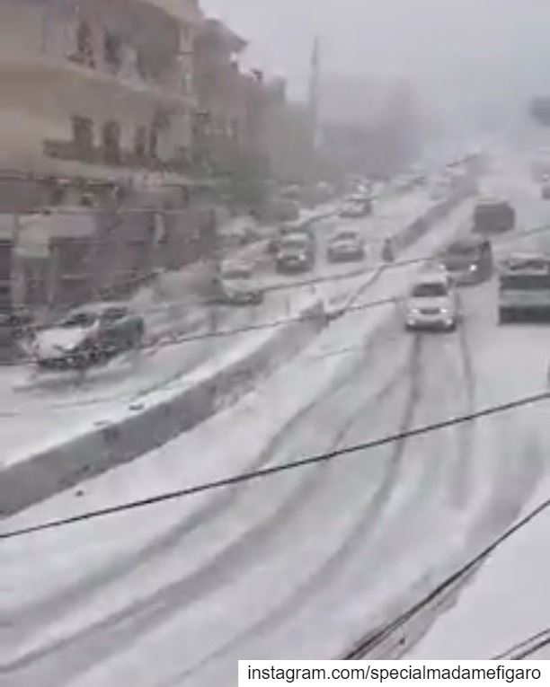 Stormy weather in Kahale ❄️ ❄️  lebanon  storm  snow  winterinlebanon ...