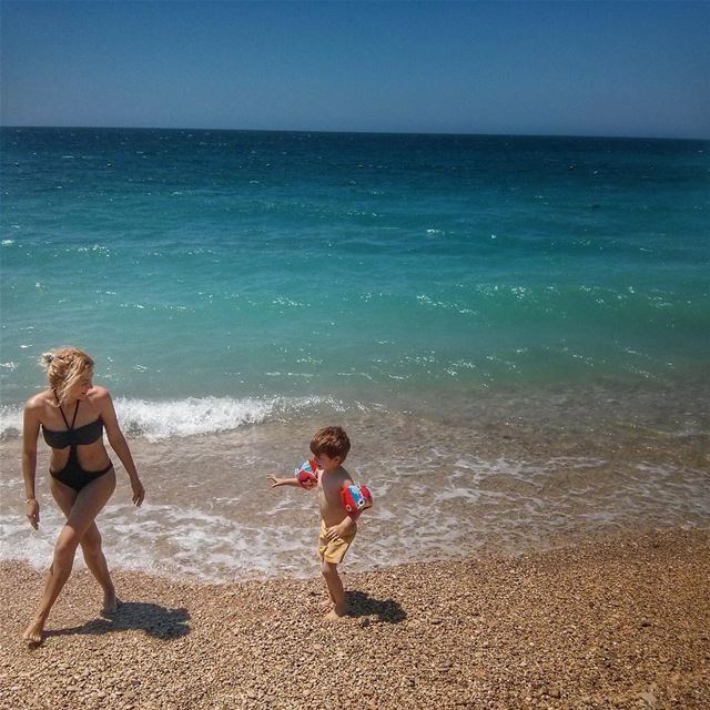  Summer  MotherAndSon @vitalina.a  Sea Sun  Sand  LiveLoveLebanon ... (Byblos - Jbeil)