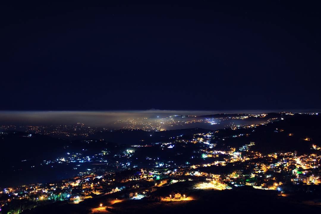 Summer Nights & City Lights 🍃...Canon EOS 💯D... citylife ... (Falougha, Mont-Liban, Lebanon)