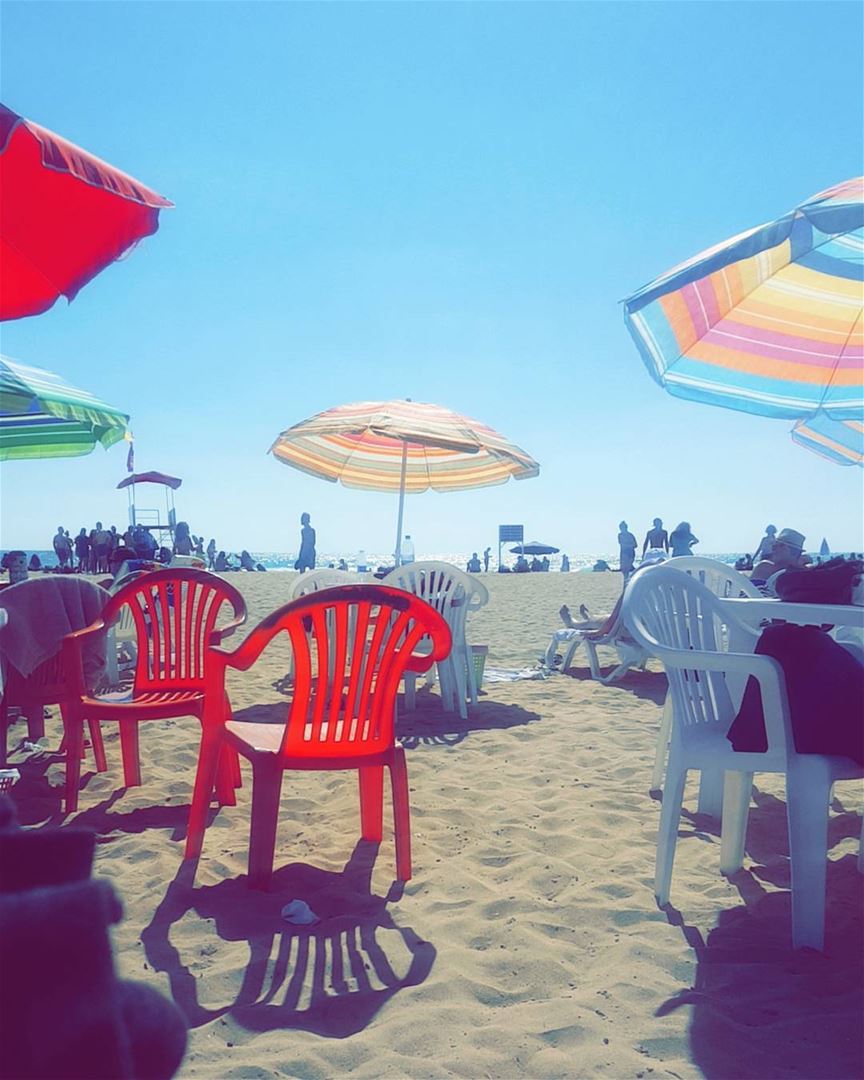 Summer time with friends. sunnyday  summer  sundayfunday  beach ... (Tyre-Sour At Beach)