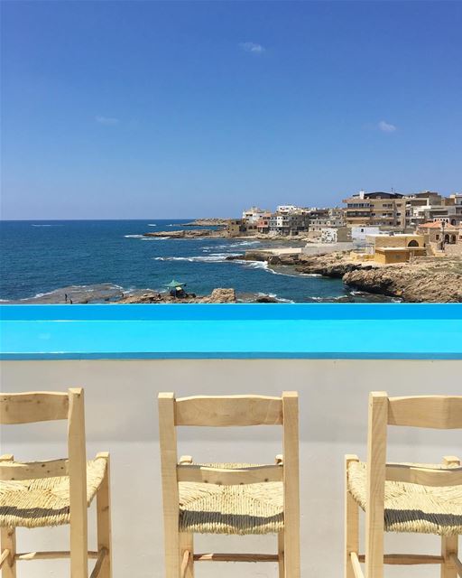 Summer vibes at the roof @albaydar.anfeh 🏖 Enfeh, Lebanon 🇱🇧........ (Enfeh)