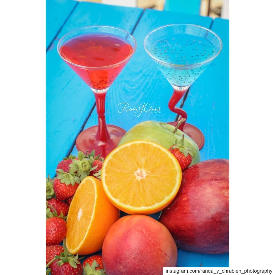 Summer Vibes 🍓🍍🍎🍊🍹  drinkphotography  juice  summervibes  foodstagram... (RAY's Batroun)