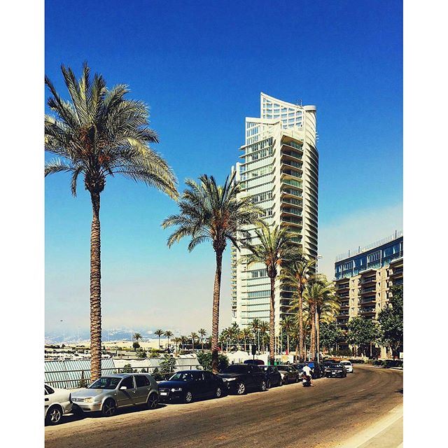 Sunny Beirut. 🇱🇧☀🌴 (Zeitona Bay)