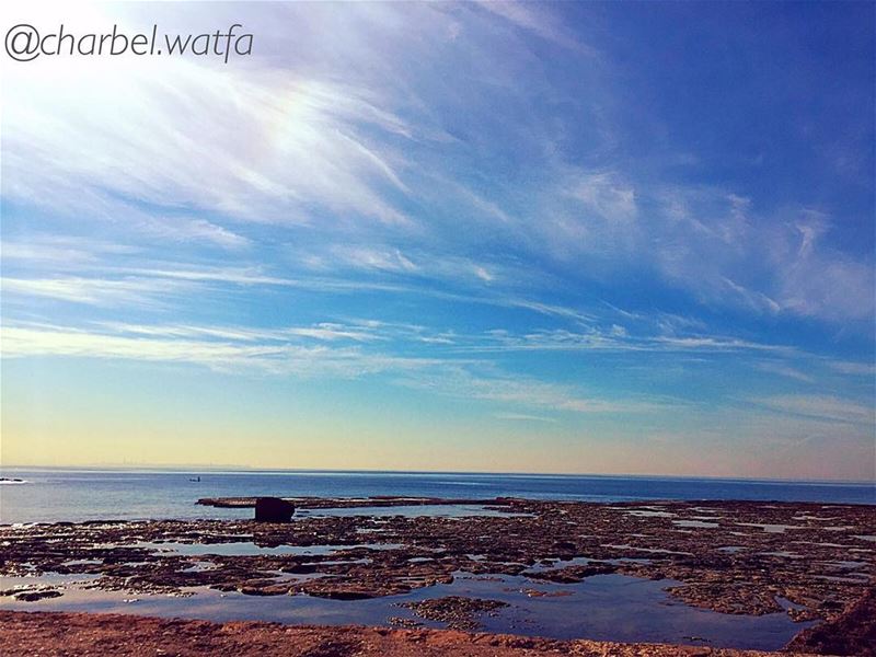  Sunny  day in  Byblos mediterranean  sea  bluewater  bluesky ... (Byblos-  Old Port)