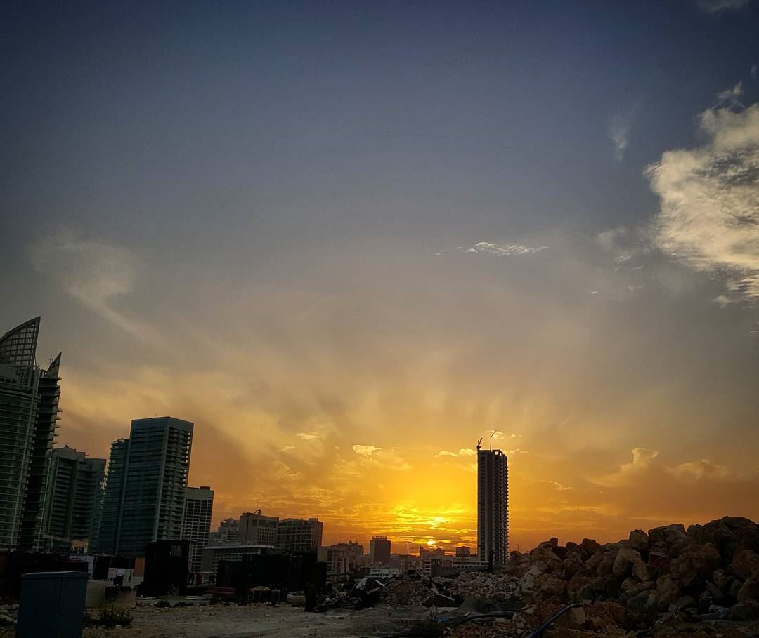 Sunset is not when darkness starts .It's the color palette to paint our... (Beirut, Lebanon)