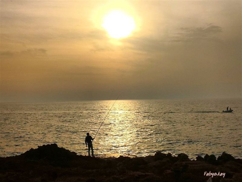  sunset sunsetlovers sunsets soleil goldensky sunsetporn libanon sun... (Batroûn)
