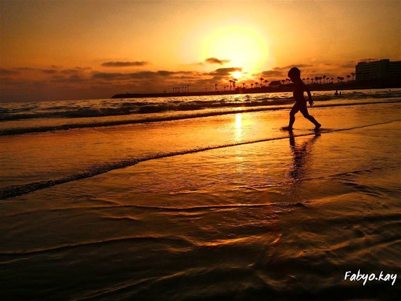  sunset sunsetporn skylovers ig_lebanon  nature style soliel sunsetlovers... (Ramlet Al Bayda Public Beach)