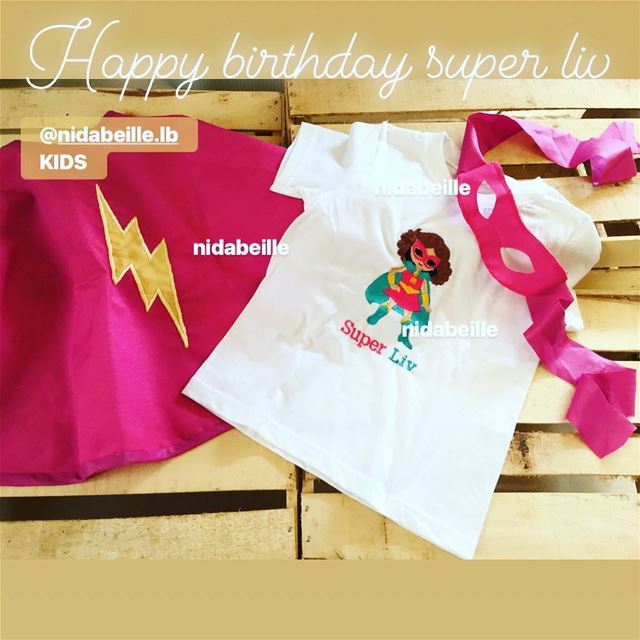 SuperLIV 🎂Happy birthday 💞Write it on fabric by nid d'abeille  costume ...