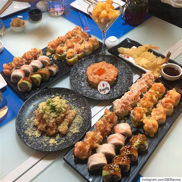 Sushi night today 😍😍 @kamisushi_byblos  byblos  jbeil ... 580flavors ... (Byblos Sud Village)