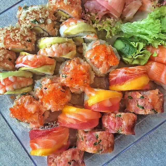 Sushi tiiiime 🍣🍣🍣😍 Credits @cen03fit  (Maison M)