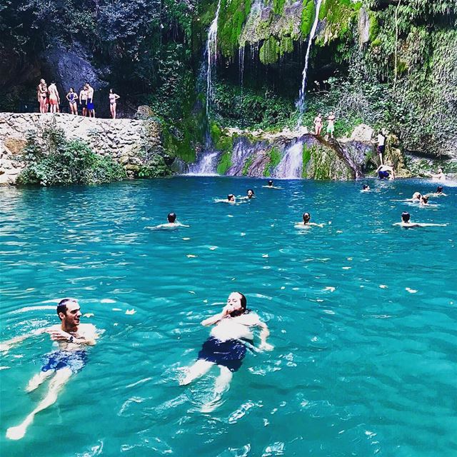 Swimming in the mountains  waterfall  baakline ...