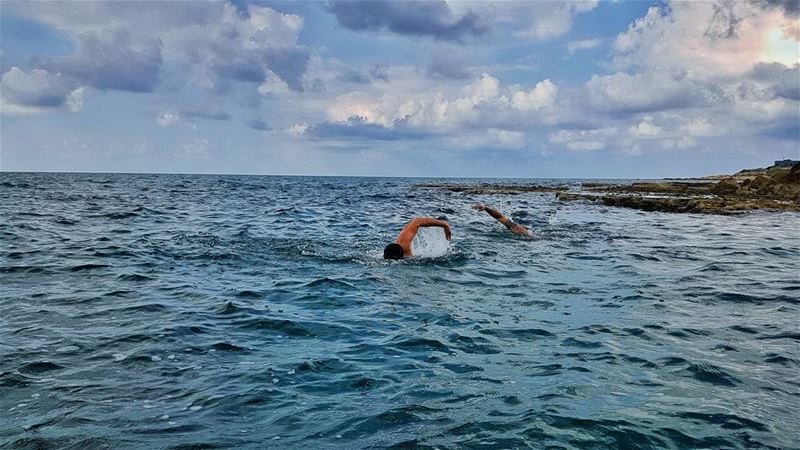 swimming  swimminglife  amchit  lebanon  livlovelebanon ... (Lebanon)