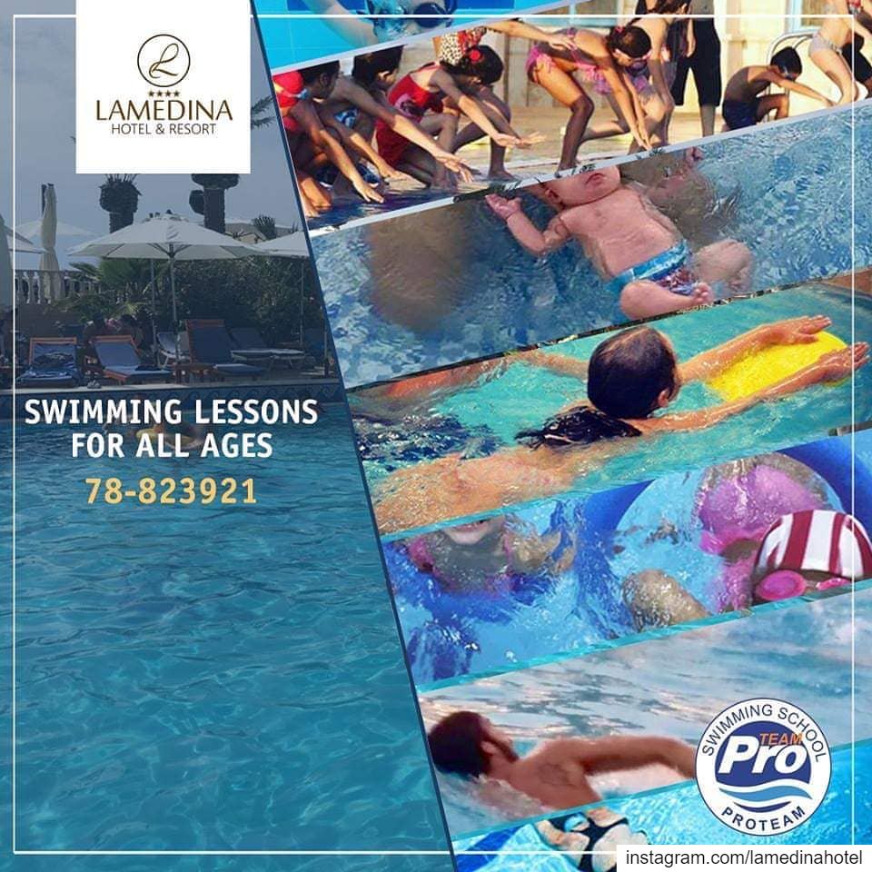  SwimmingLessons for all ages 🔹1 month 🔸8 sessions 💦250.000LL INSTEAD... (Joünié)