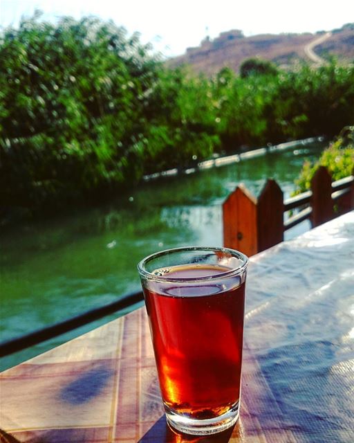 Tea time by @nour_bayan assiriver  hermel  hermel_city  bekaa  lebanon ...
