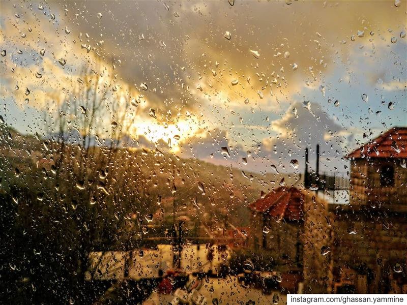 Tears...By  Ghassan_Yammine  rain  storm  sunset  sunset_vision ...